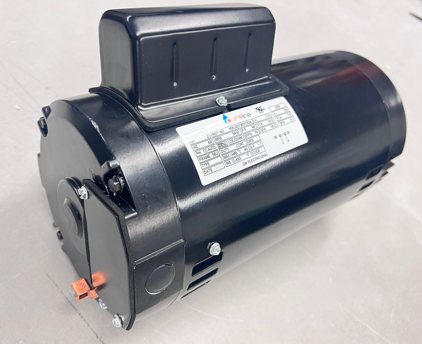 INYOPOOLS PL2230 2HP 115/230V 56J Frame Round Flange Pool Pump Motor 3450 RPM
