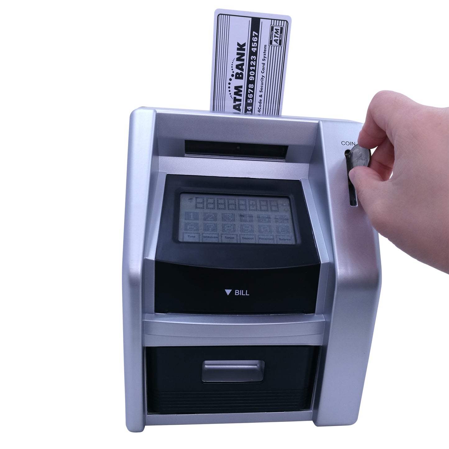 Toy ATM Bank ATM Machine Savings Bank for Kids with Touch Screen