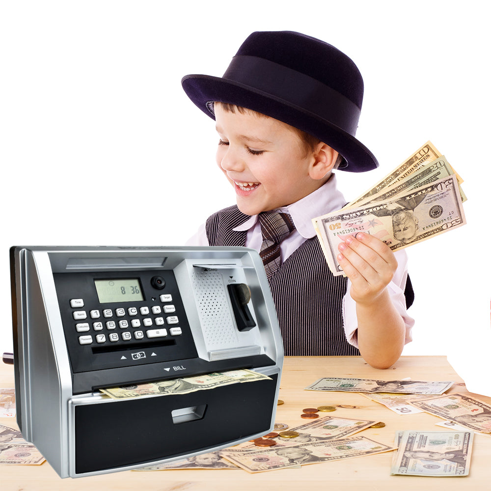 Talking ATM Savings Bank, Digital Piggy Bank, ATM Money Coins Machine ...