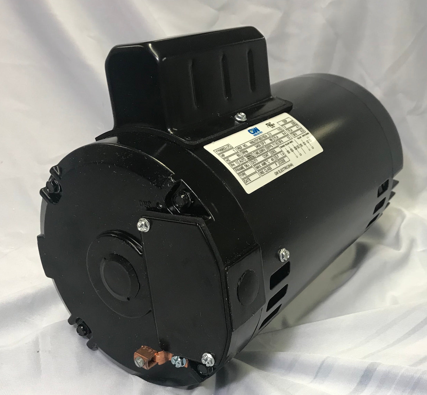 GW YYN5652-L7C 1 HP 3450RPM 1.4 Service Factor 56J Frame Pool Pump Motor