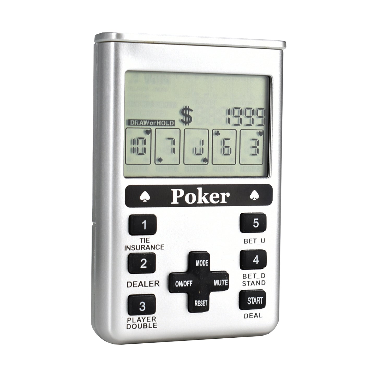 Electronic Poker Game Handheld 7 in 1
